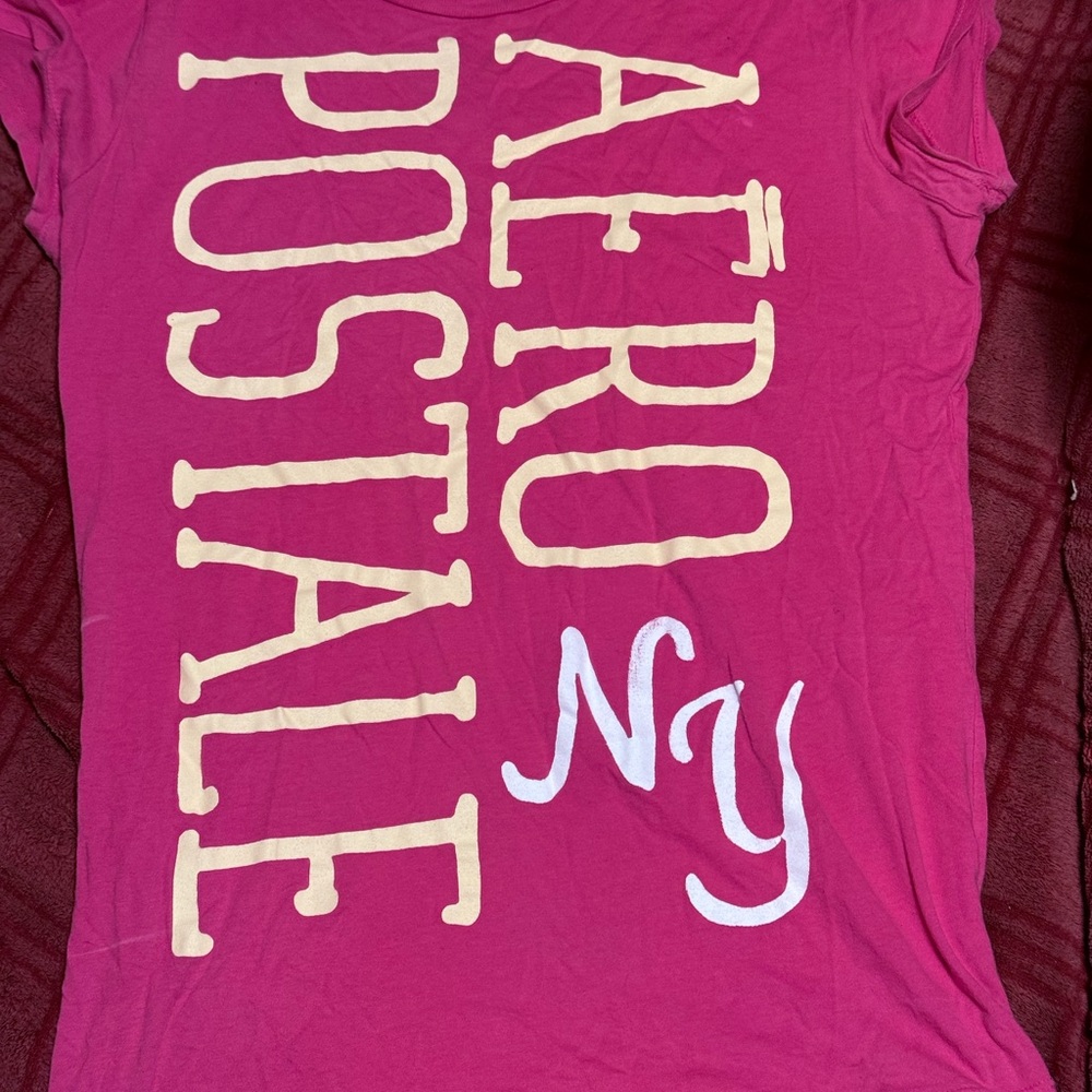Aeropostale Pink Graphic Tee